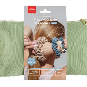 Kit DIY MERCERIE - Mes chouchous en crochet - Jean