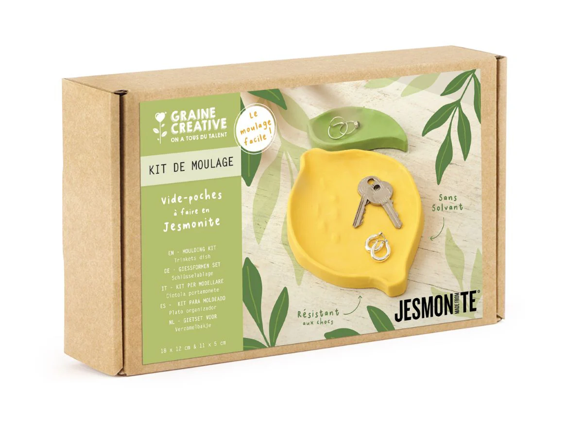 Kit DIY Jesmonite Vide-poches Citron