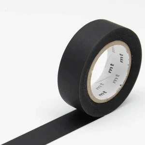 Masking tape uni - noir