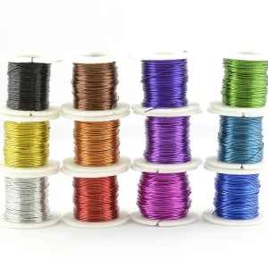 12 bobines de fils acier de bricolage