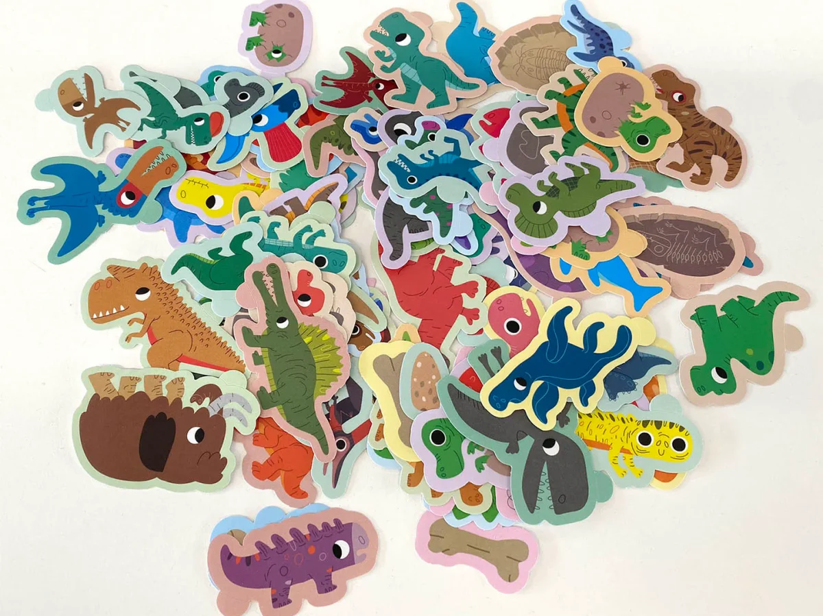100 Gommettes - Dinosaures - Auzou – Image 4