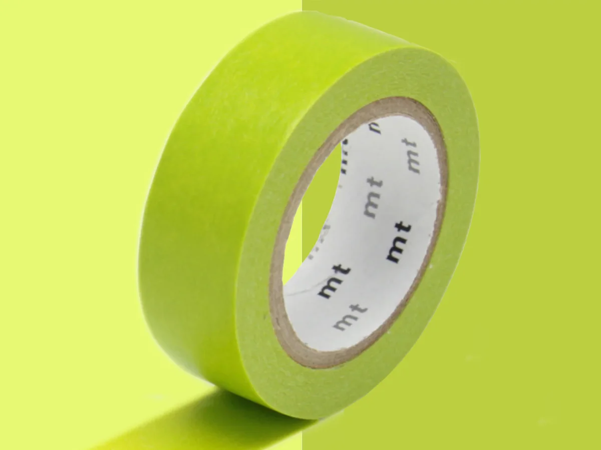Masking tape uni - vert pomme – Image 3