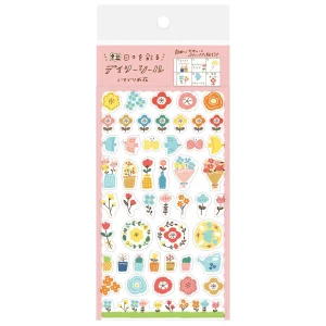Planche de 48 stickers planner - Fleurs