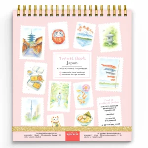 Travel Book - Carnet aquarelle - thème Japon