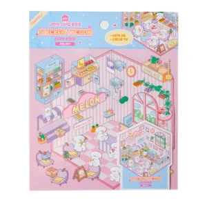 Stickers repositionnables Epicerie Kawaii - Tycoon Fruit Store