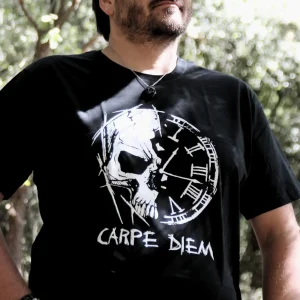 T-shirt Carpe Diem crâne